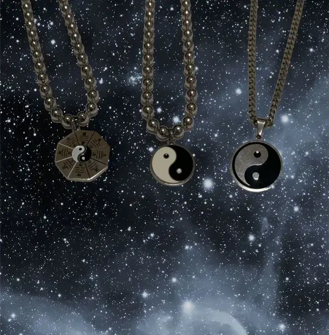 음양 목걸이 (YIN YANG NECKLACE) 핸드메이드